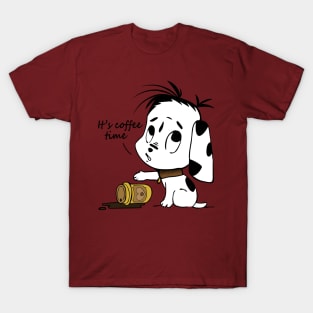 It's Coffee Time Puppy T-Shirt